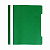 Скоросшиватель пластиковый А4 Бюрократ "Economy", прозрачный верх.лист,зеленый	998169																